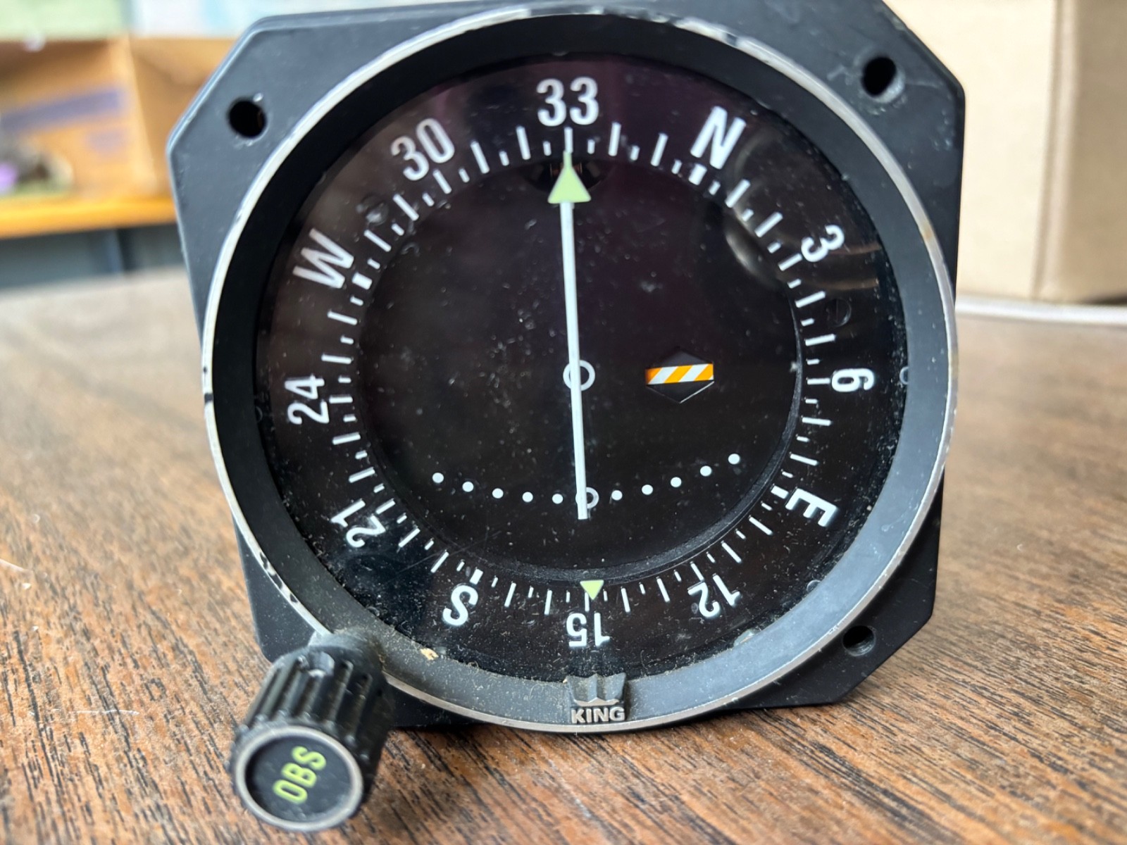 King KI 208 VOR/LOC Converter Indicator p/n 066-3056-00 Repairable