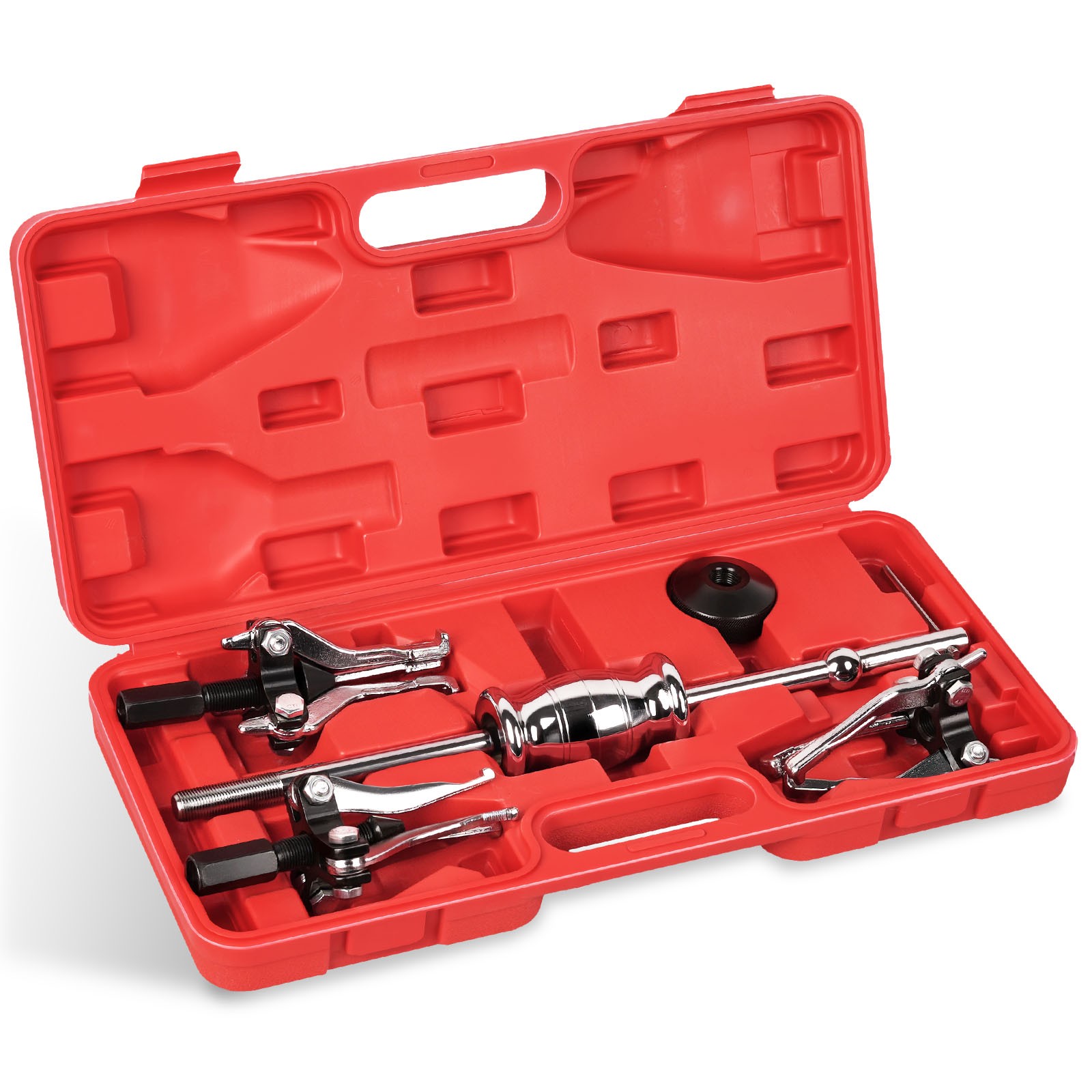 5pcs Carbon Steel Internal External Bearing Puller Slide HammerRemoval Tool  Set
