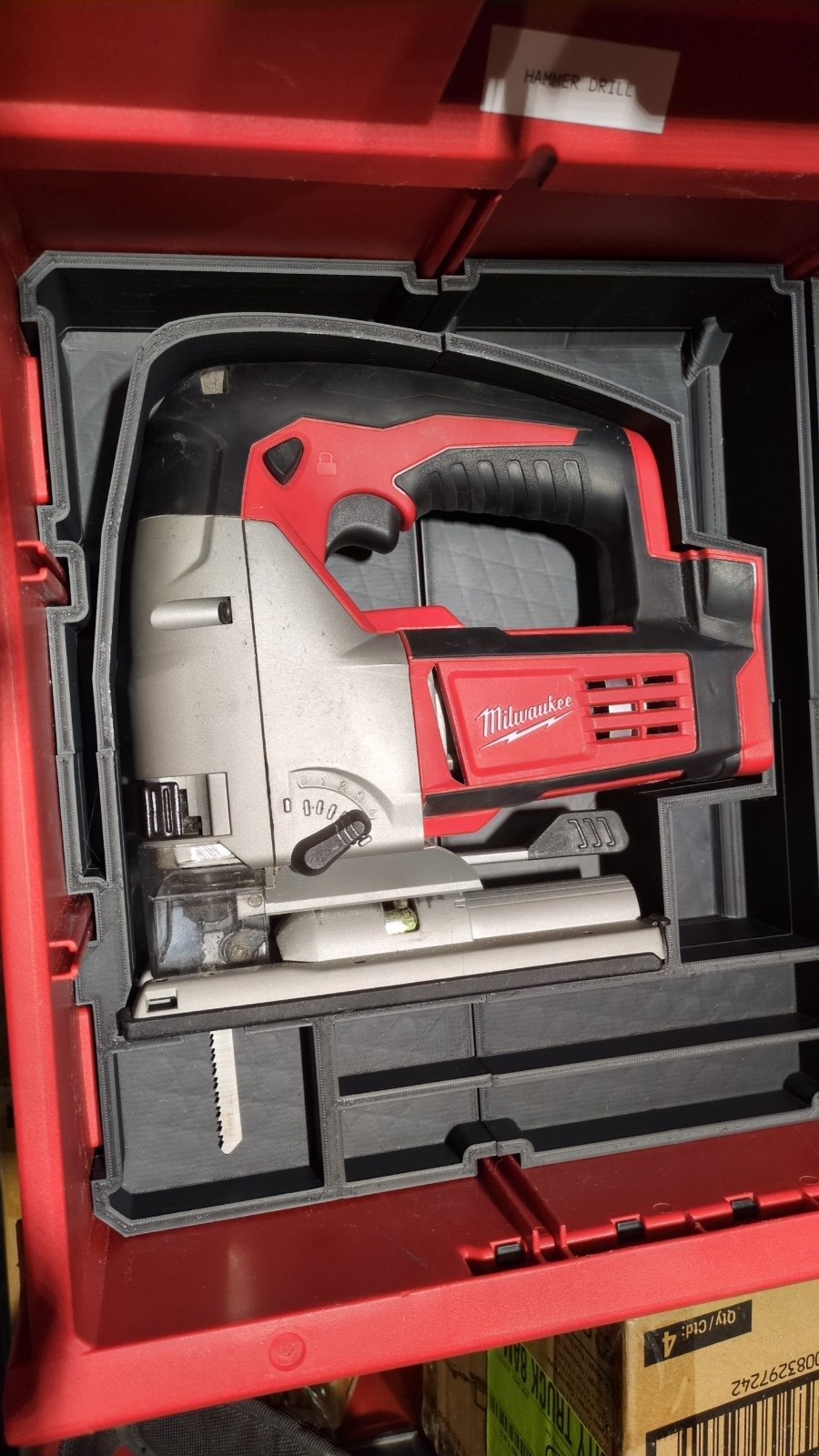Fits Milwaukee M18 2737-20 FUEL Jigsaw PACKOUT Drawer Insert (Insert Only)
