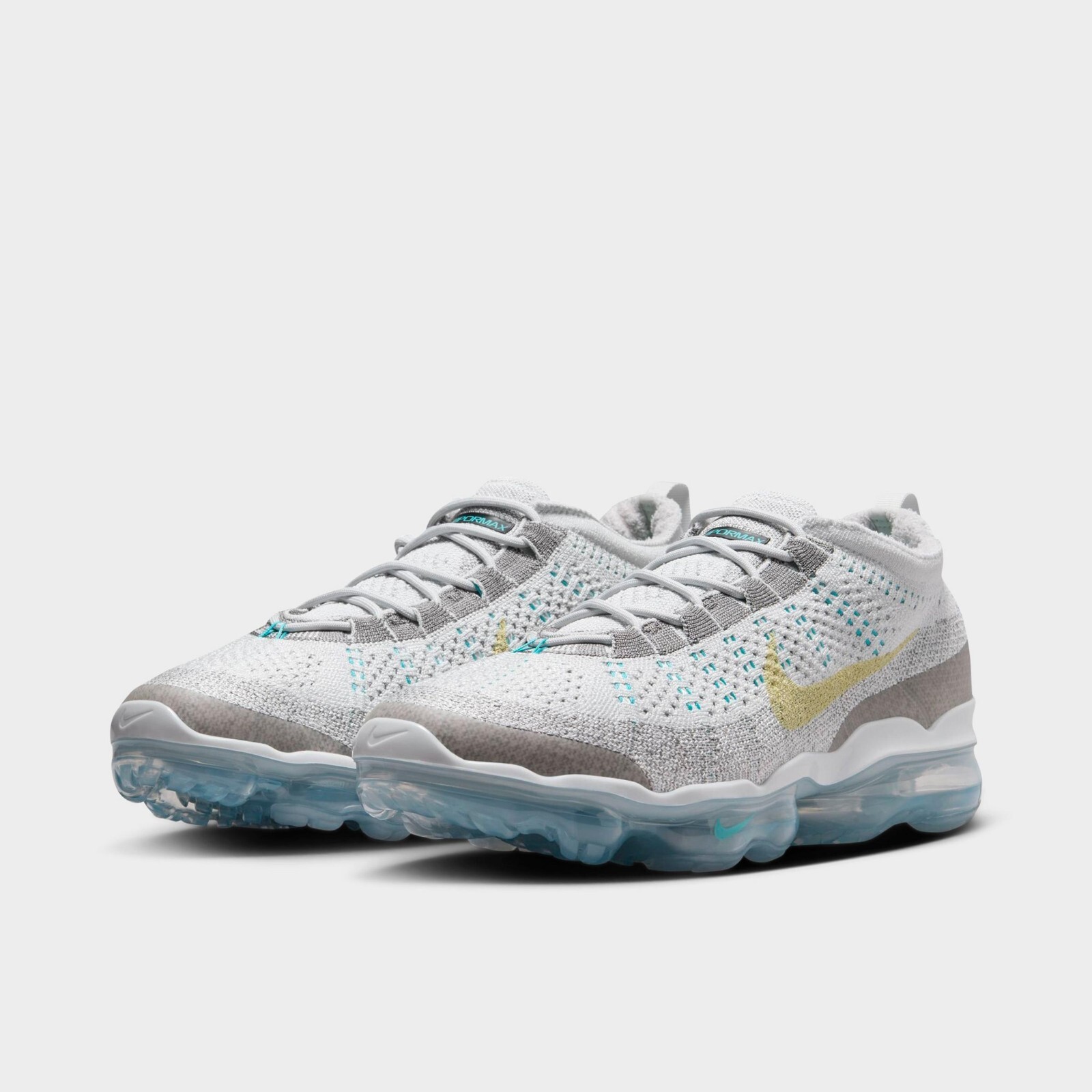 Nike Air Vapormax 2023 Flyknit Running Shoes Grey / Life Lime Sz 9.5 DV1678 011