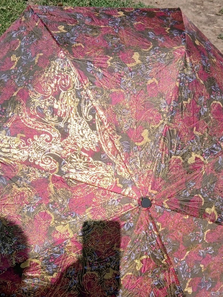 Patricia Nash Umbrella Floral Fall Tones