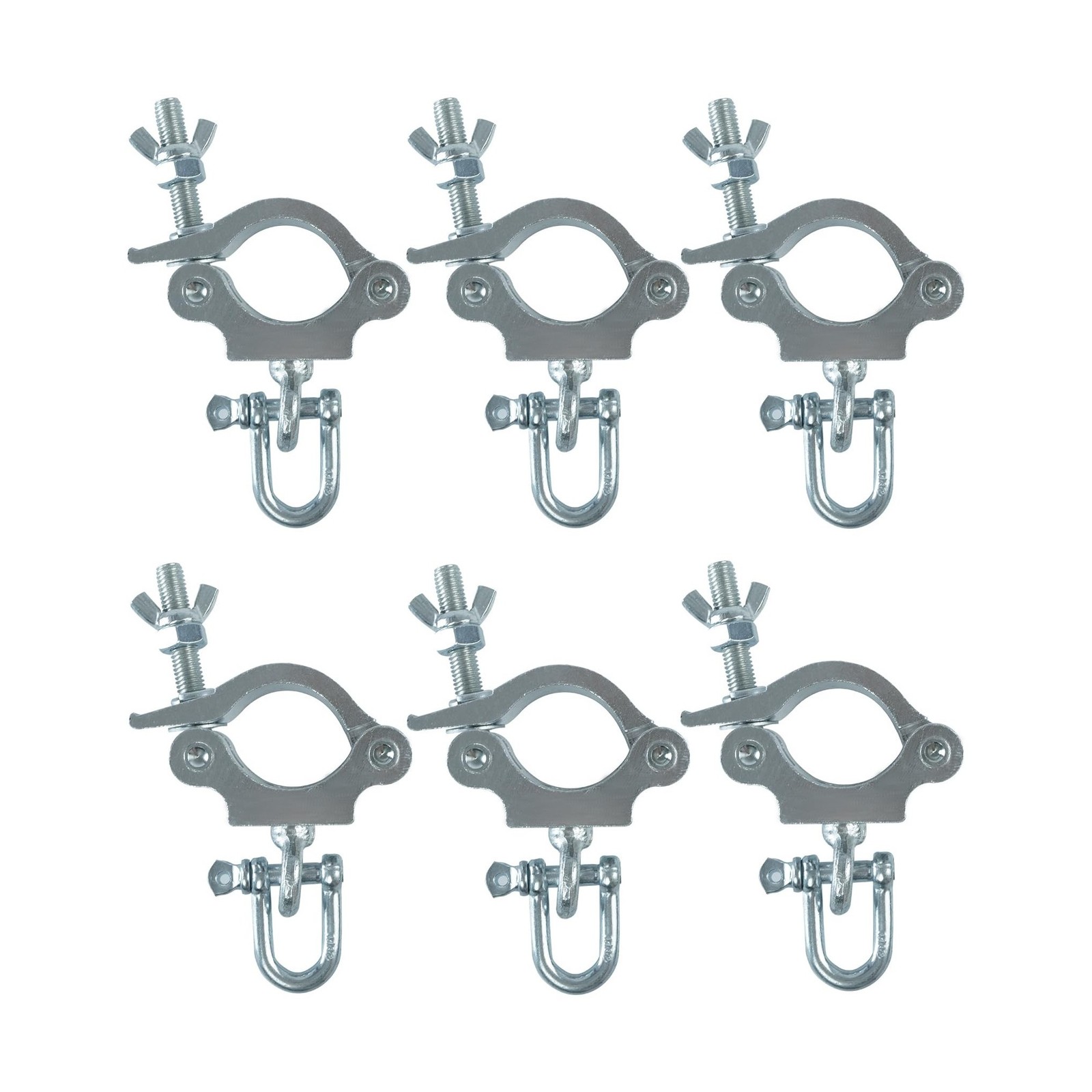 40-53mm Heavy Duty Pro Clamp with Eye Bolt and U-hook Stage Clamps for Led Vi...