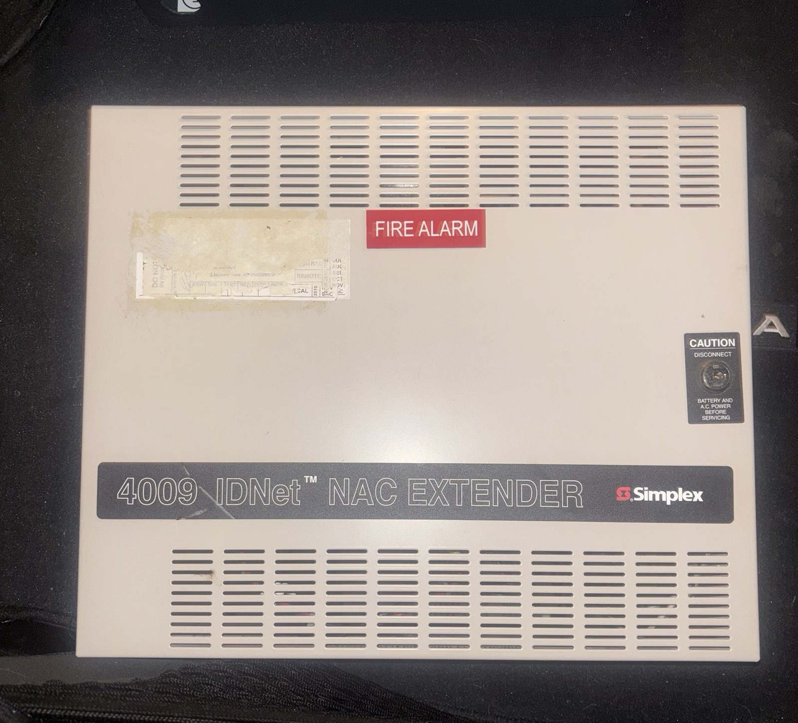Simplex 4009 IDNet NAC Extender Fire Alarm Control Panel