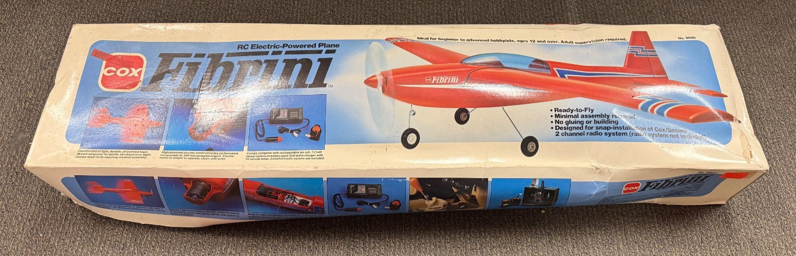 RARE Cox 1982/83 Fibrini Electric Radio Control R/C Airplane NEW Open Box