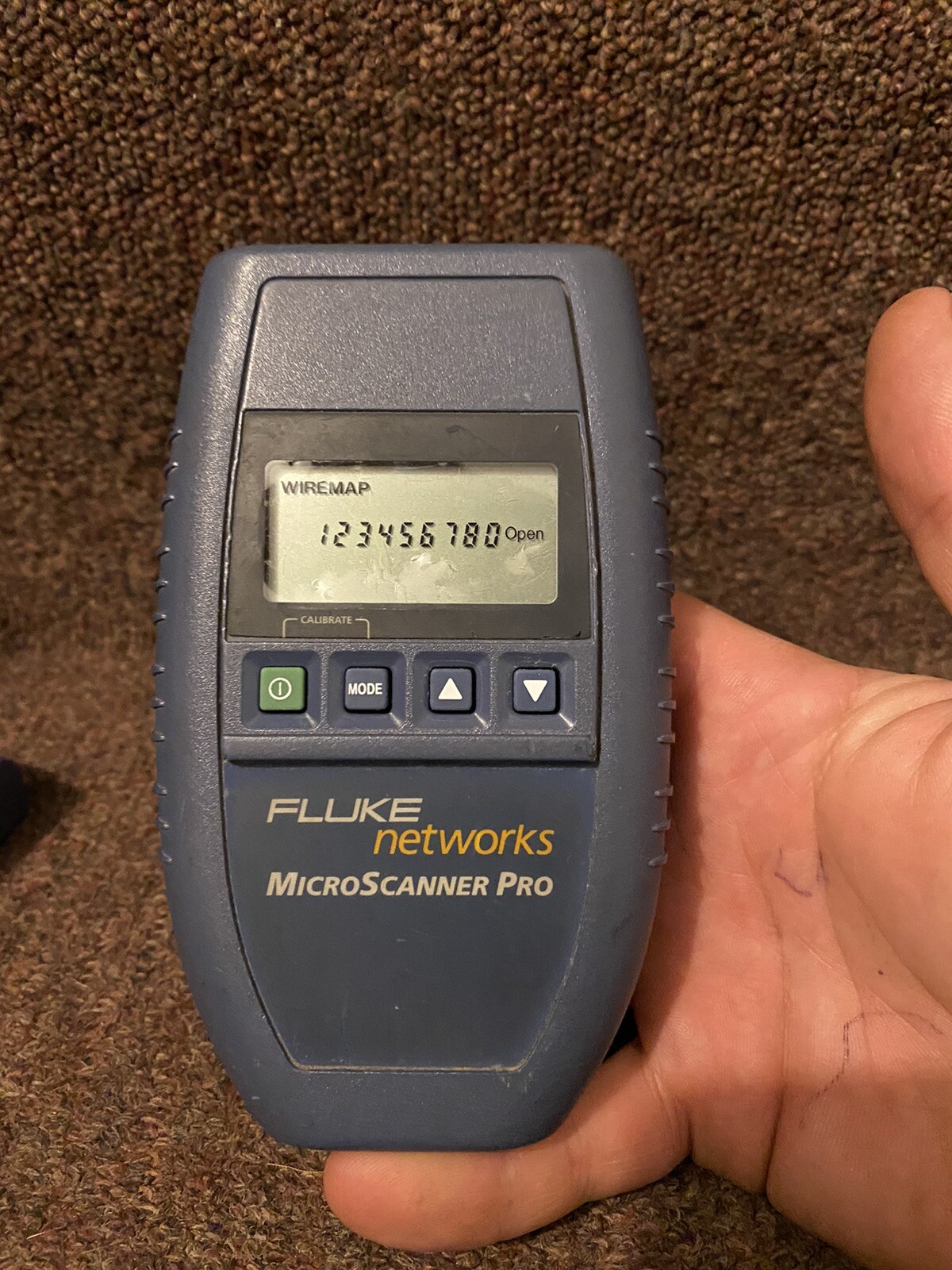 Fluke Networks Microtest MicroScanner Pro Network Canle Tester Verifier + Extras