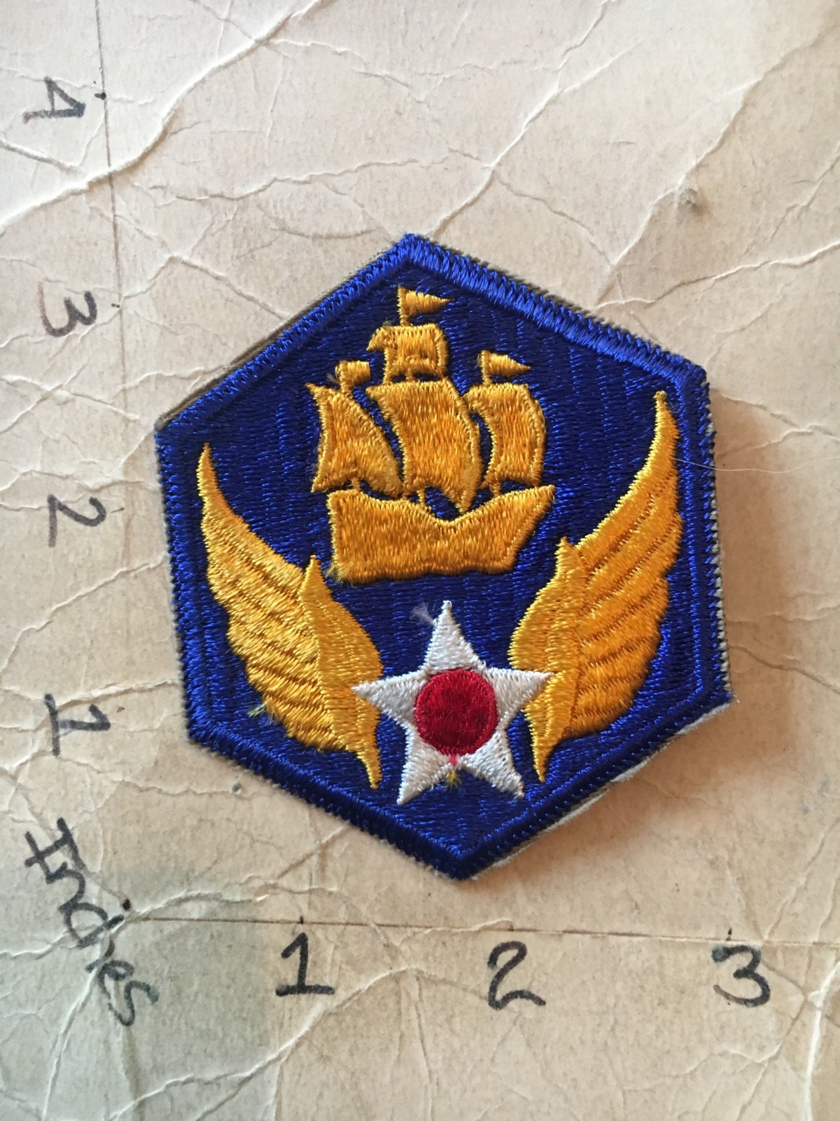 WW2 to Korea era USAAF US Army 6th Air Force c/e Patch 8/18/25 no glow