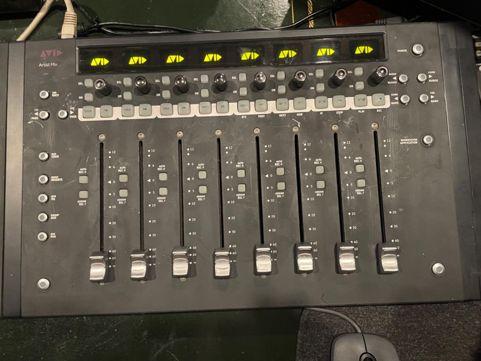 (2) Avid Artist Mix Control Surfaces and Avid Transport Bundle