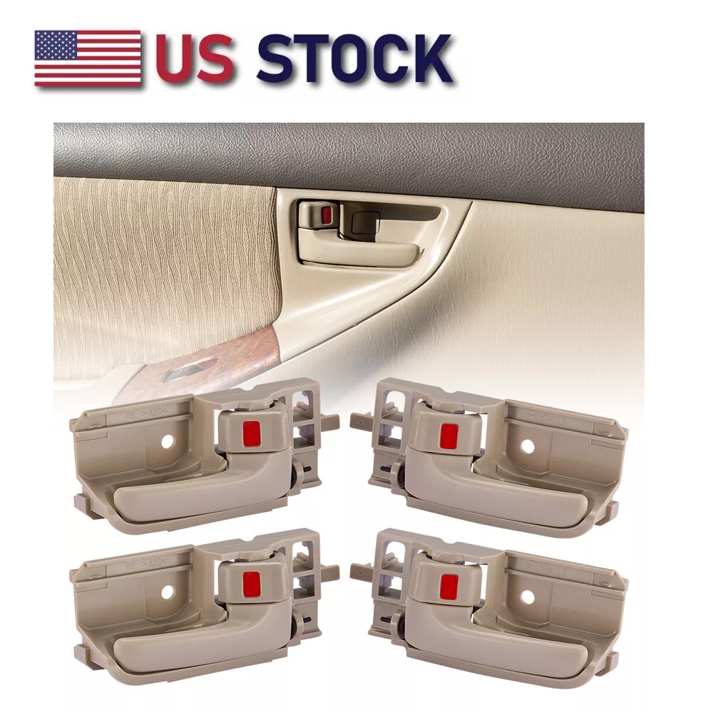 Door Handle Set For 2003-2008 Toyota Corolla Beige Plastic 6920512200A2 USA