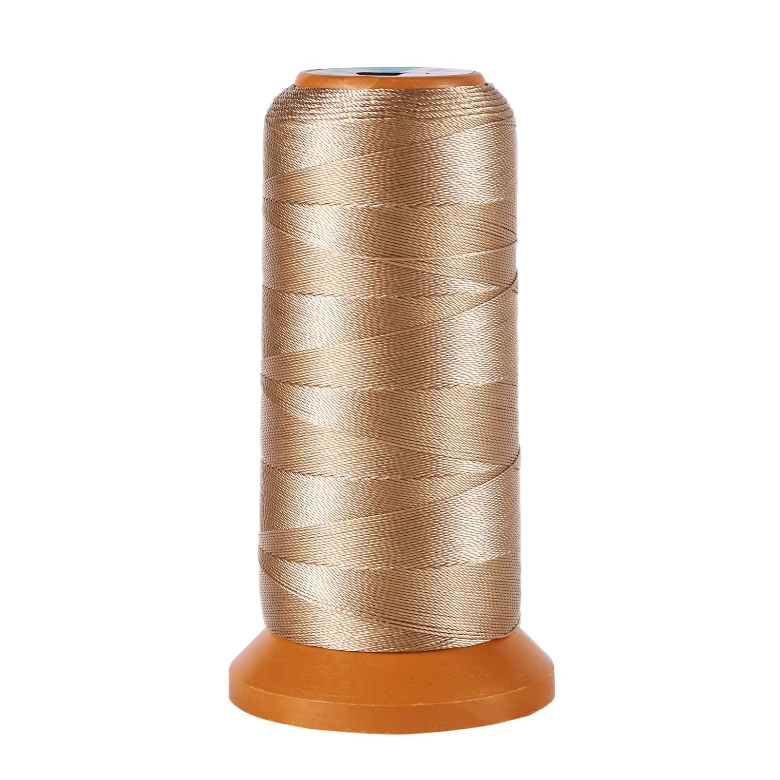 1640Yards 0.12mm Nylon Sewing Thread Polyester Leather Cord Tan Beading Strin...