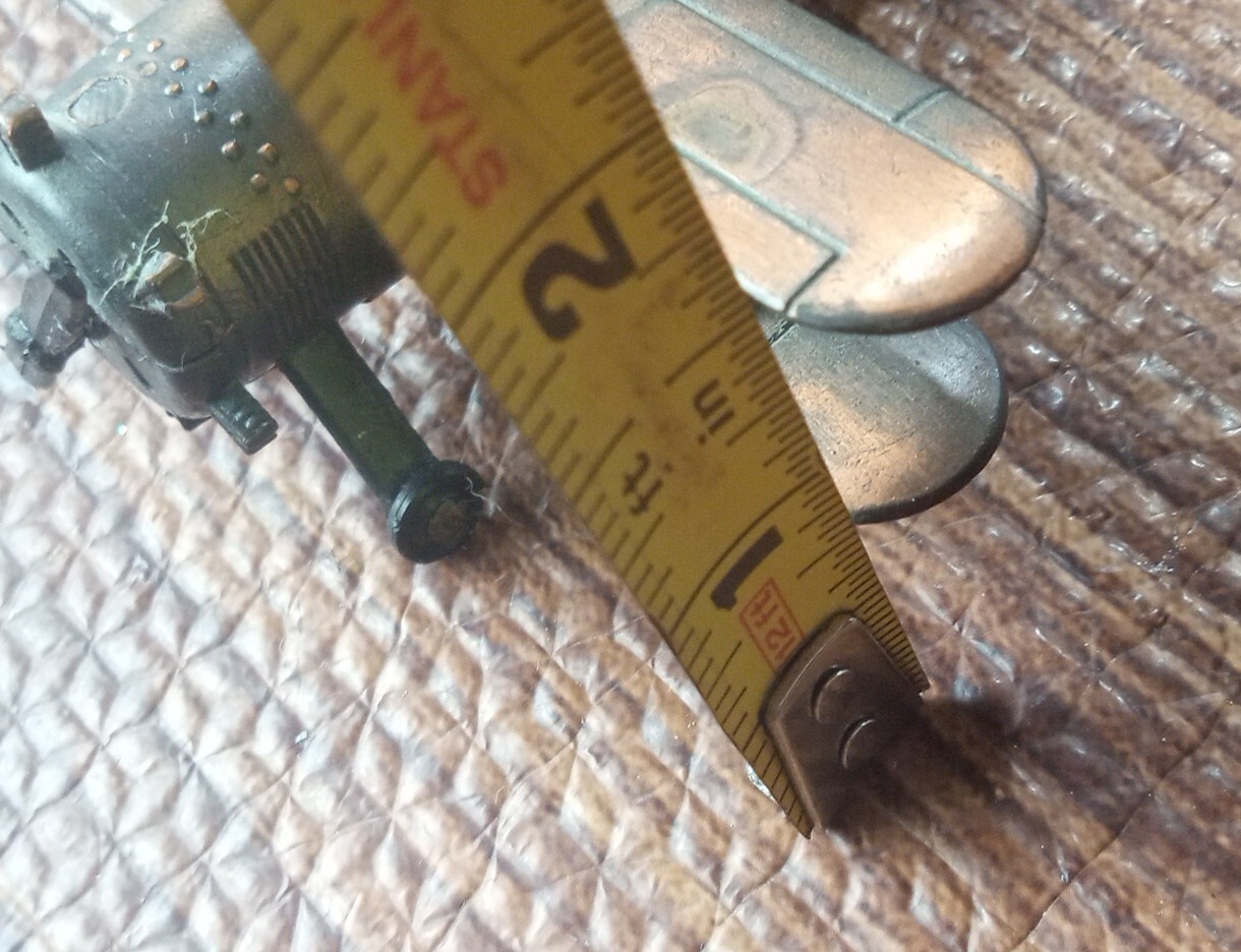 Vintage Miniature Bi-Plane Die Cast Pencil Sharpener