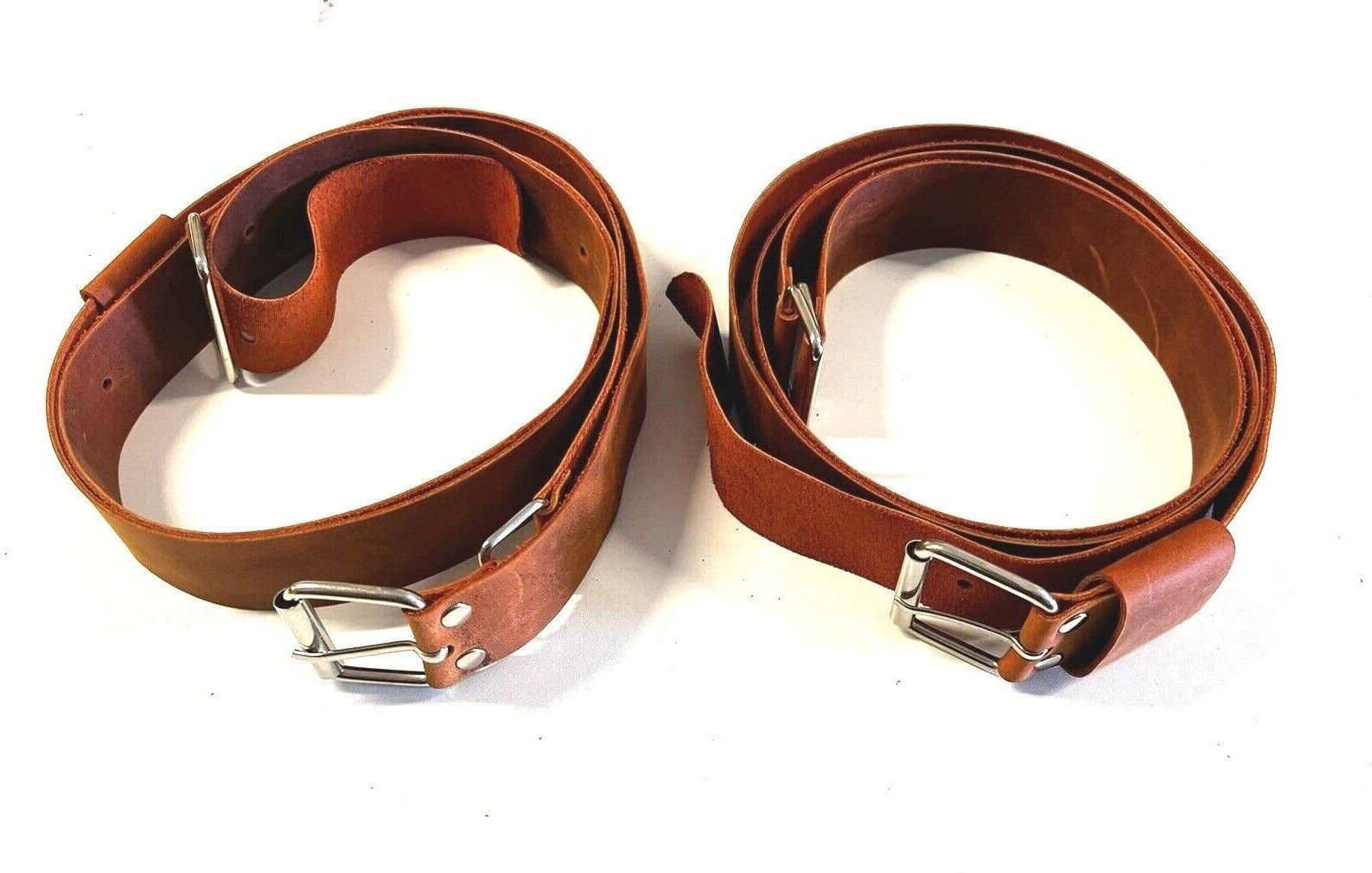 Genuine Leather Luggage Rack Straps Trunk rack straps for Old Beetle Tobacco