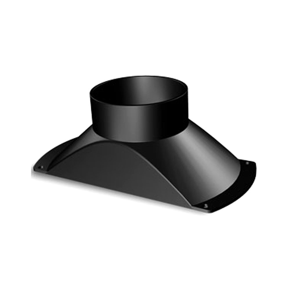 Peachtree Woodworking 390 4" BELL RECTANGLE FLANGE