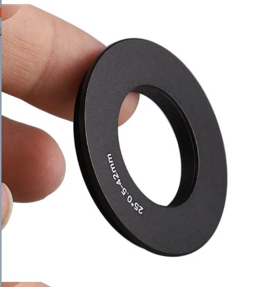 M25 25x0.5mm Female to M42 42x1mm Male M25-M42 Thread Mount Adapter Ring