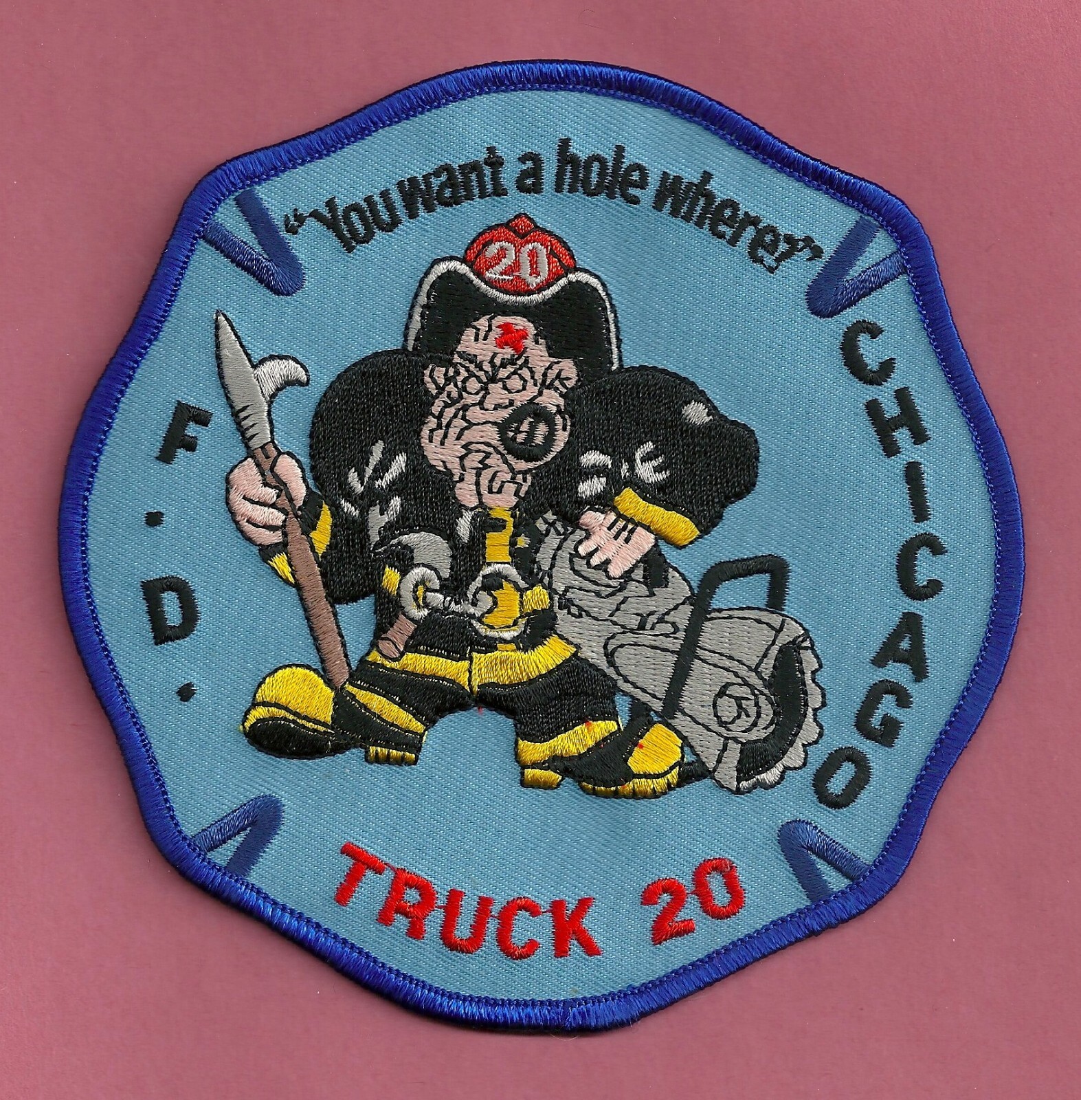 CHICAGO TRUCK COMPANY 20 FIRE PATCH