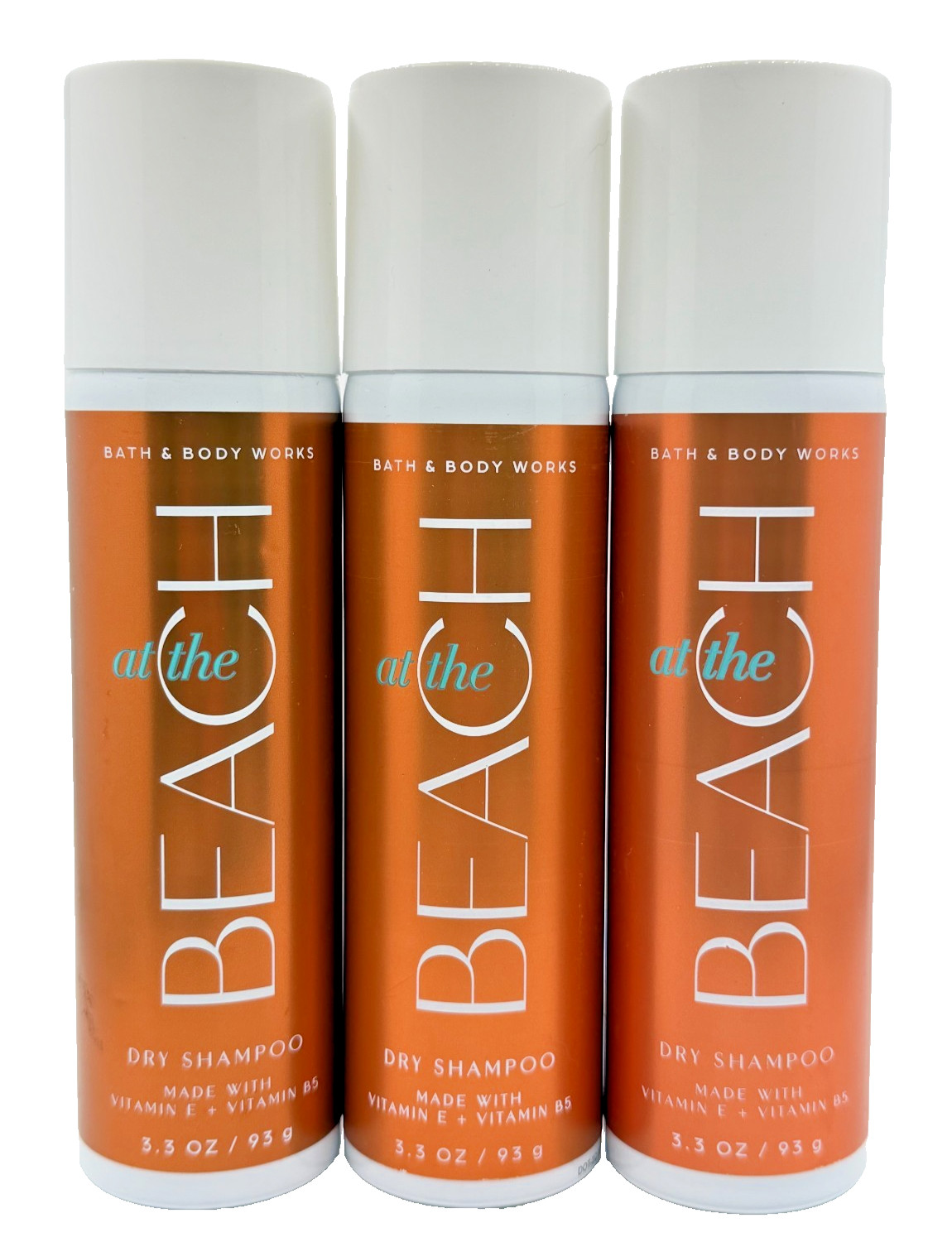 NEW Bath & Body Works Lot of 3 Bottles At The Beach Dry Shampoo 3.3 oz Full Size