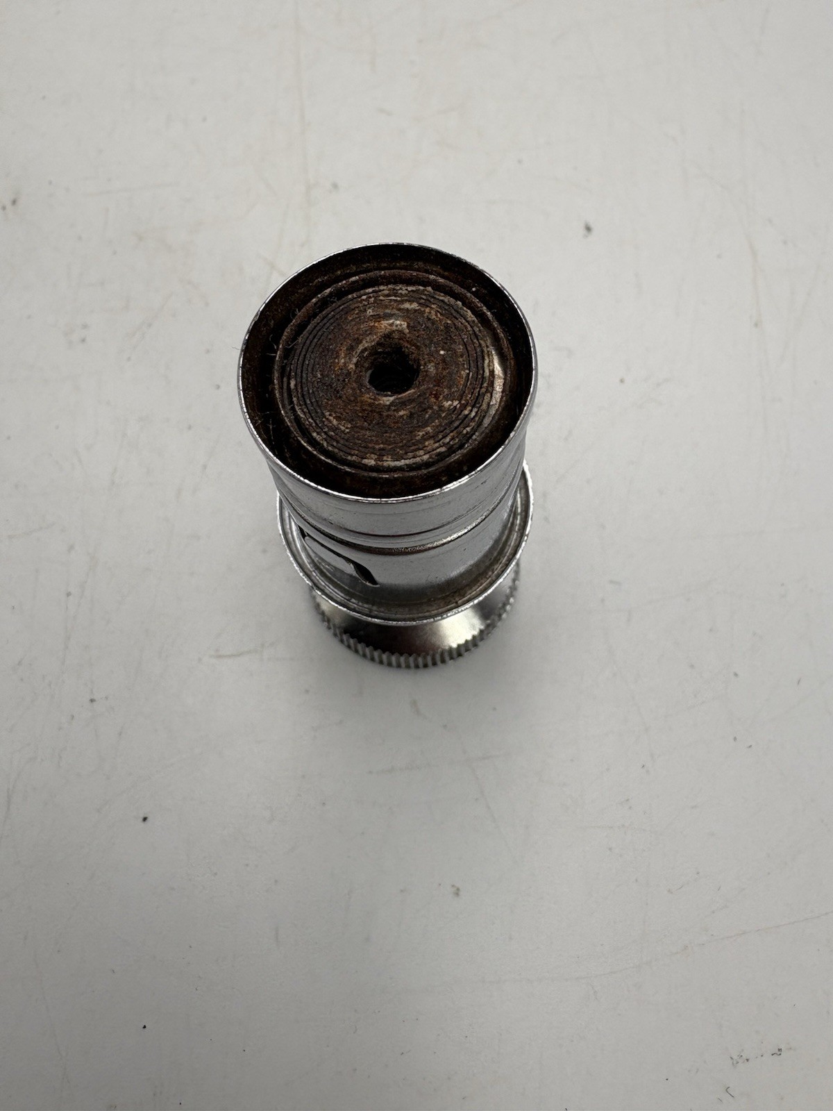 Vintage Car Dash Chrome Metal Lighter Cuno 12V Untested