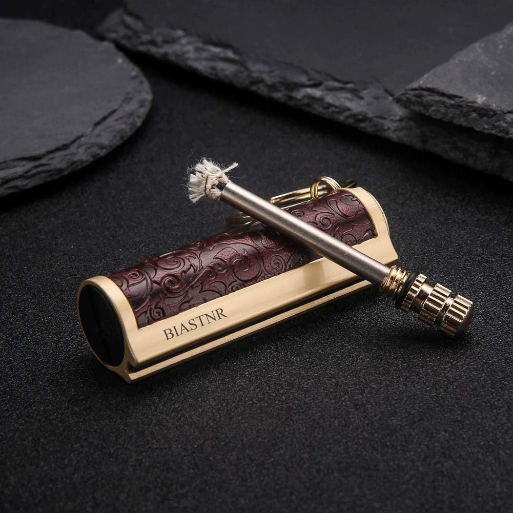 Permanent Match,Keychain Matchstick Fire Starter Immortal Lighter,Flint Match