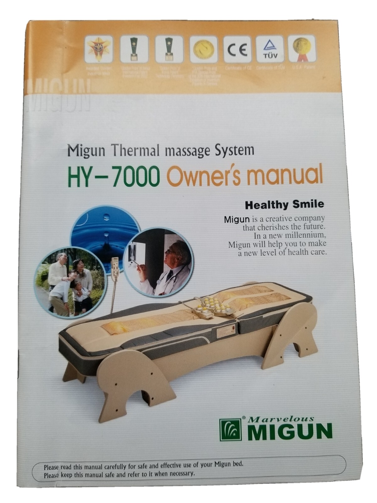 migun far infrared massage bed hy-7000U lightly used