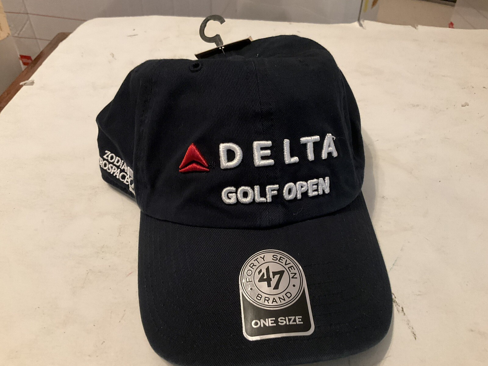 Delta Golf Open 60th Anniversary Zodiac Aerospace Cap Hat 47' Blue New Tags