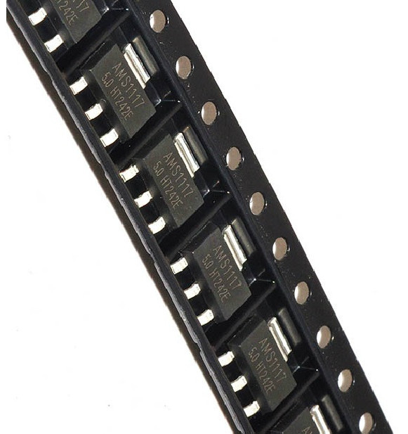 50 PCS AMS1117 5v AMS117-5.0 5.0V 1A Voltage Regulator SOT-223 NEW