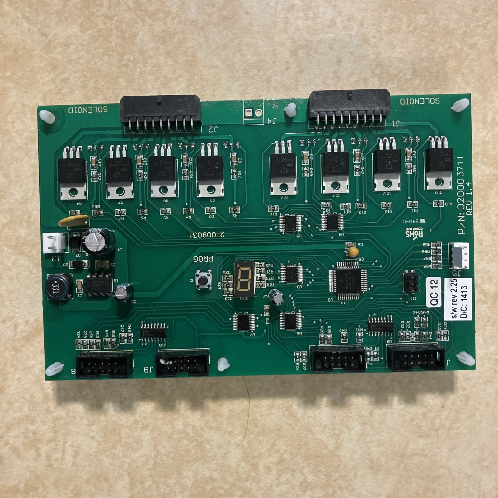 manitowoc beverage systems frp-250 control board 020003711