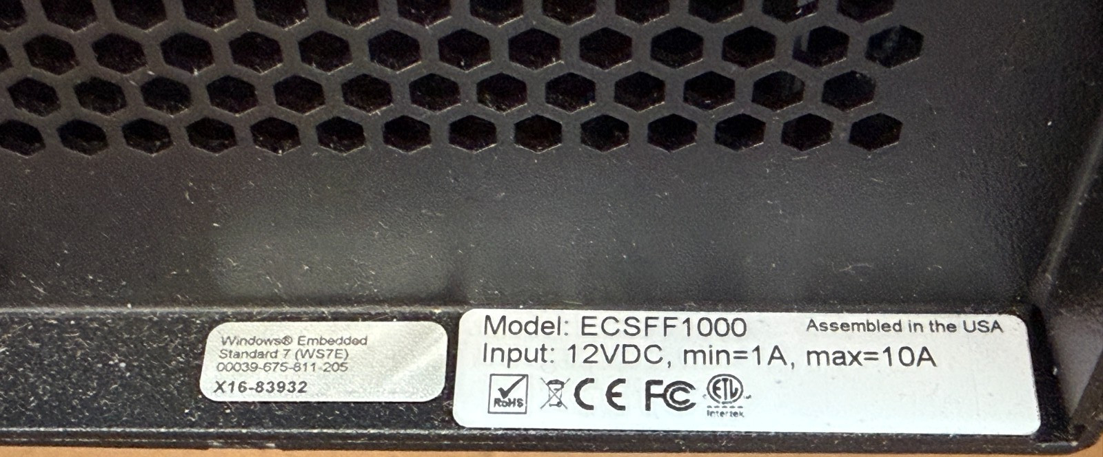 3VR ECSFF1000 Network Video Recorder