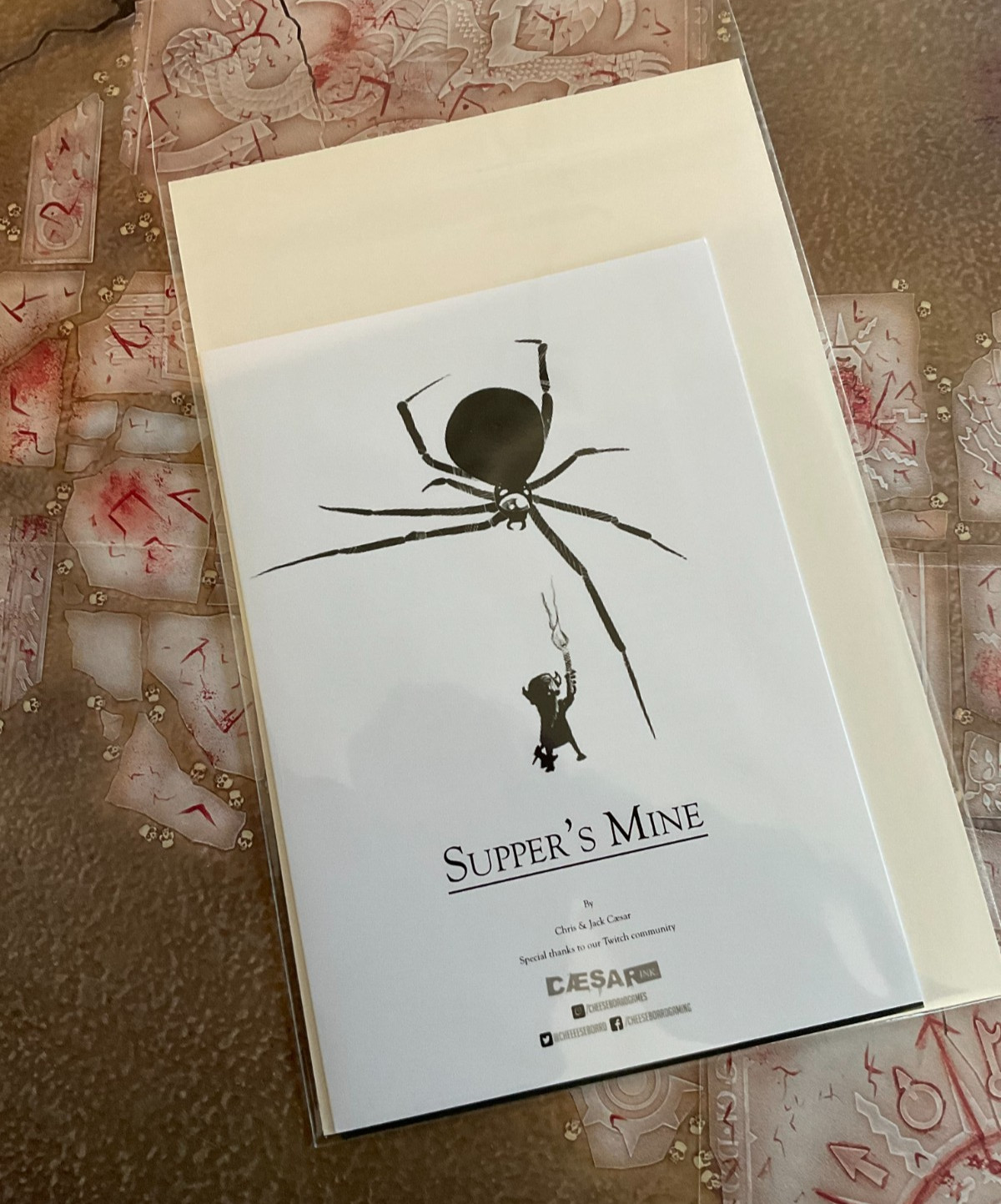 OSRIC OSR rpg Caesar Ink  SUPPER'S MINE  new fantasy roleplaying