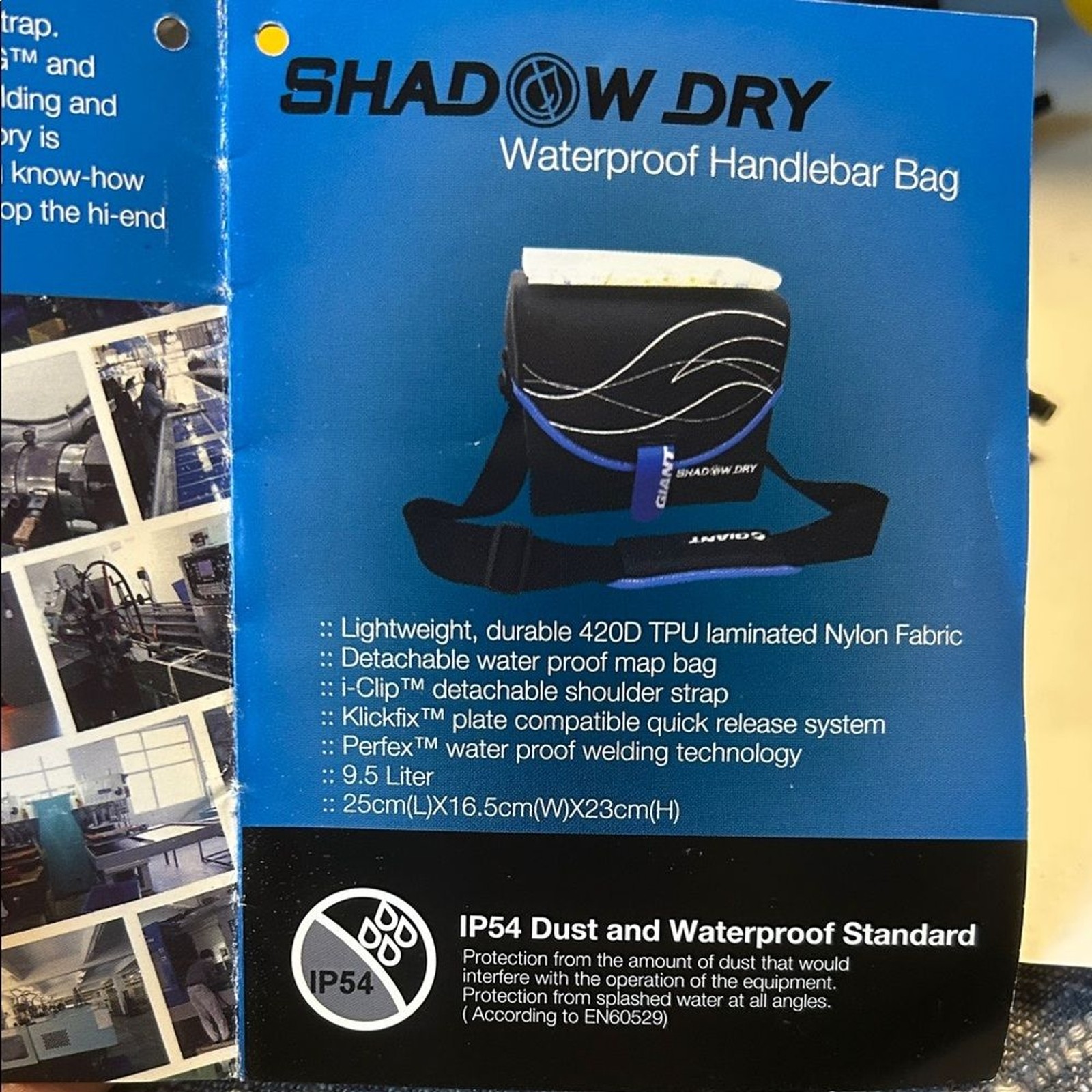 Giant Shadow Dry Green Earth Waterproof Technology Handlebar Bag