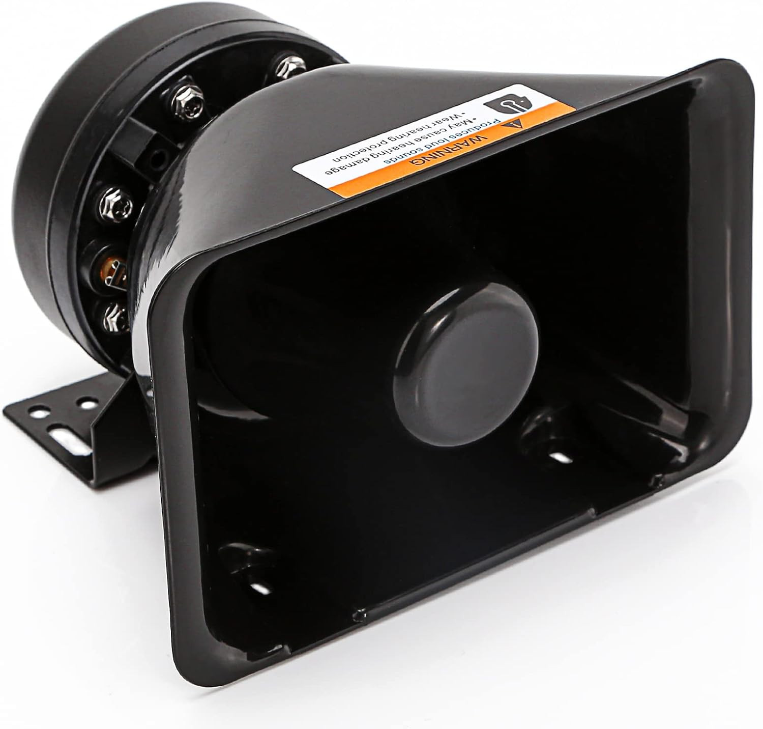 200 Watt Rectangle High-Performance PA Siren Horn Speaker [8 Ohms] [125-135 Db]