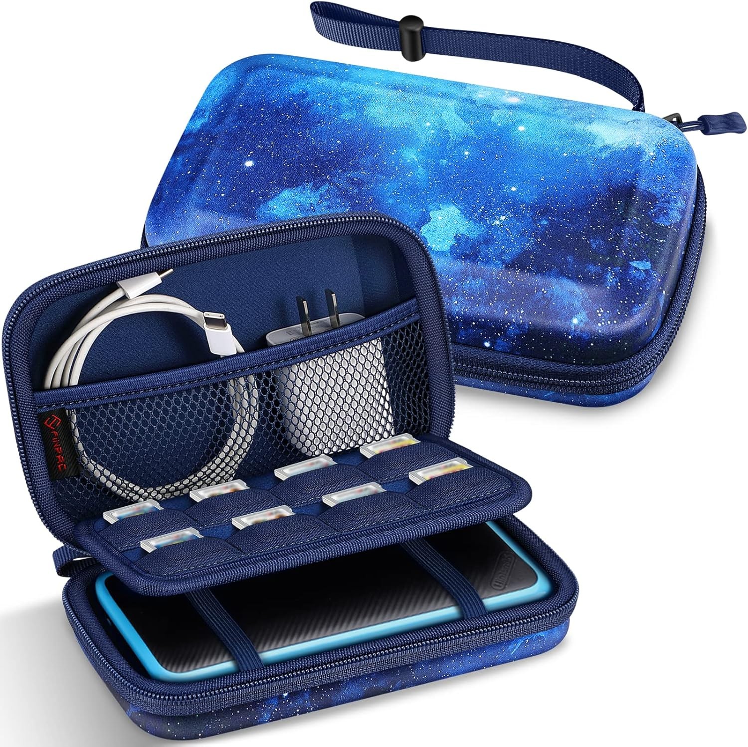 Carry Case for Nintendo 3DS XL, 3DS LL, 2DS XL Hard EVA Shell Cover Travel Bag