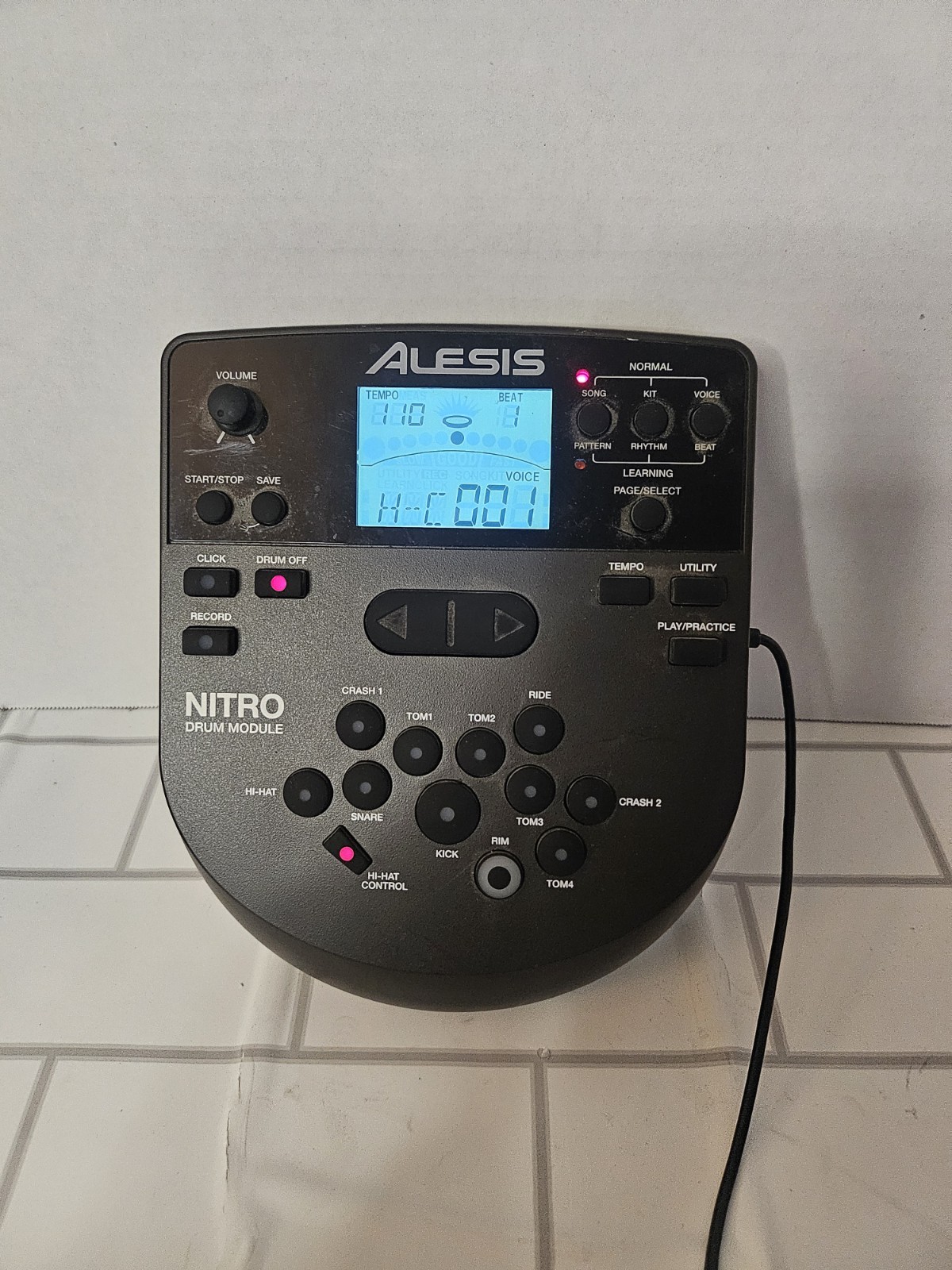 Alesis Nitro Drum Module DM7X NO Power Supply UNIT ONLY UNTESTED