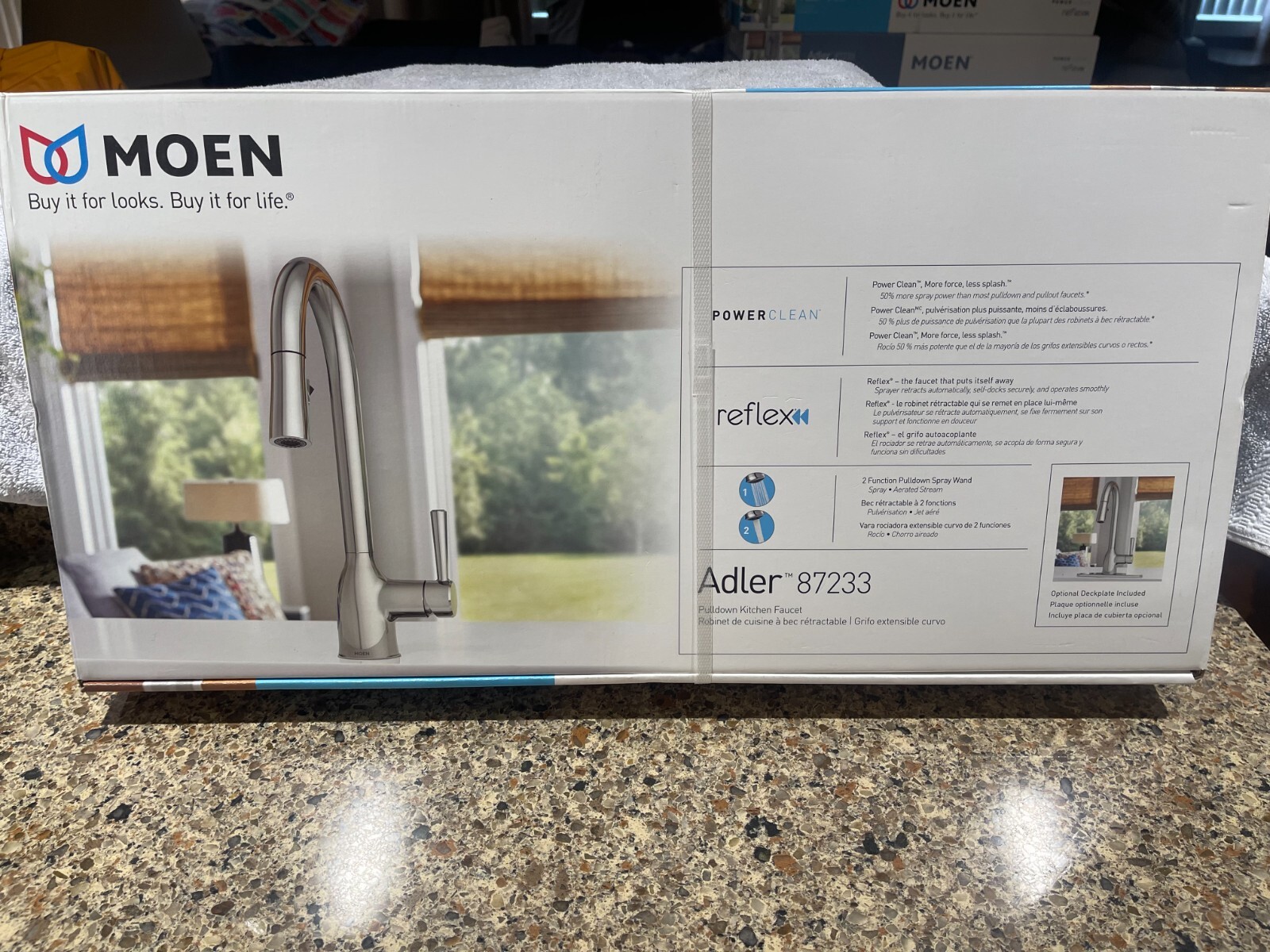 NEW!! Moen Adler One-Handle Pulldown Kitchen Faucet - Polished Chrome (87233)