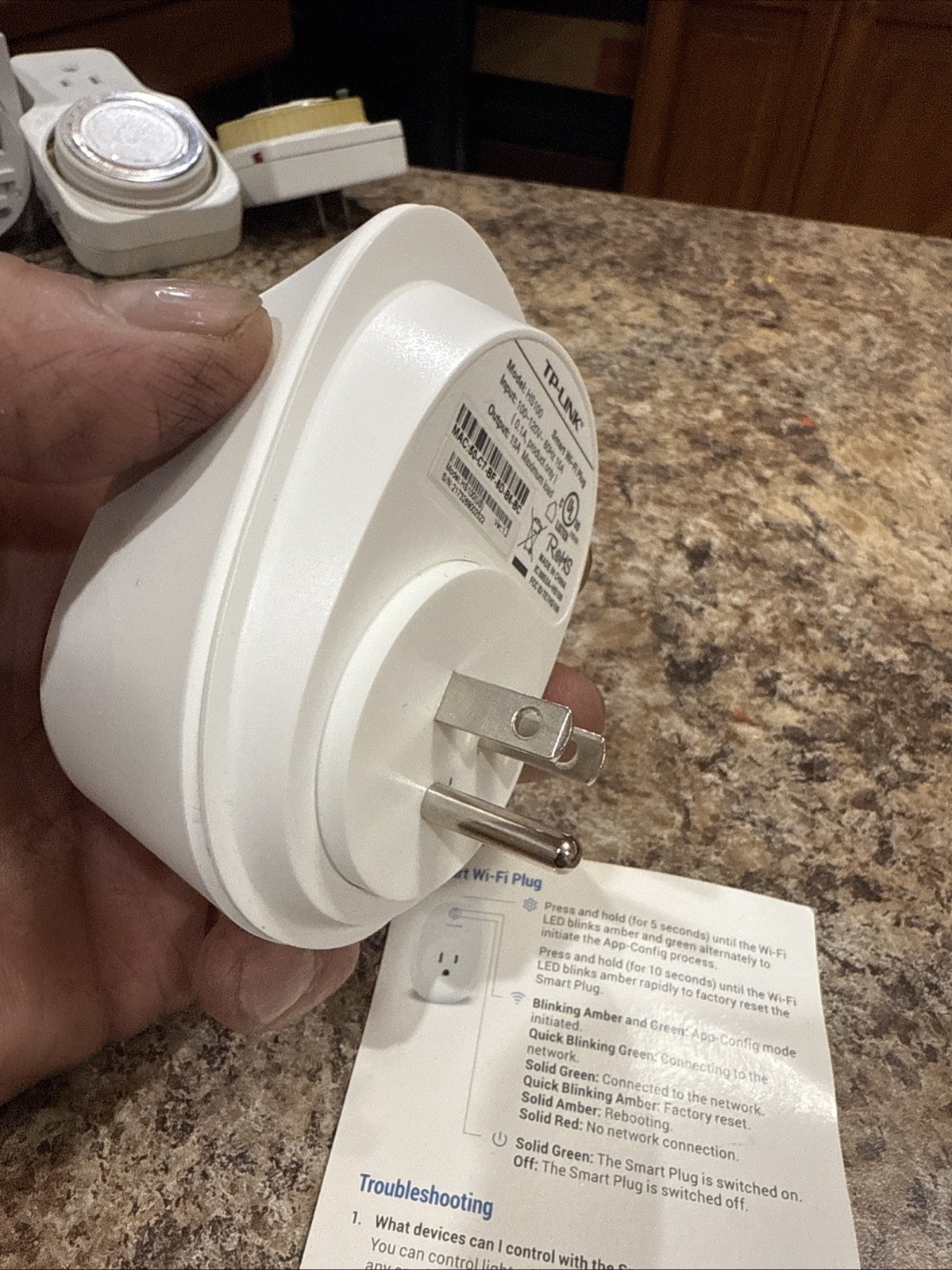 TP-Link HS100 Wi-Fi Smart Plug Great Condition