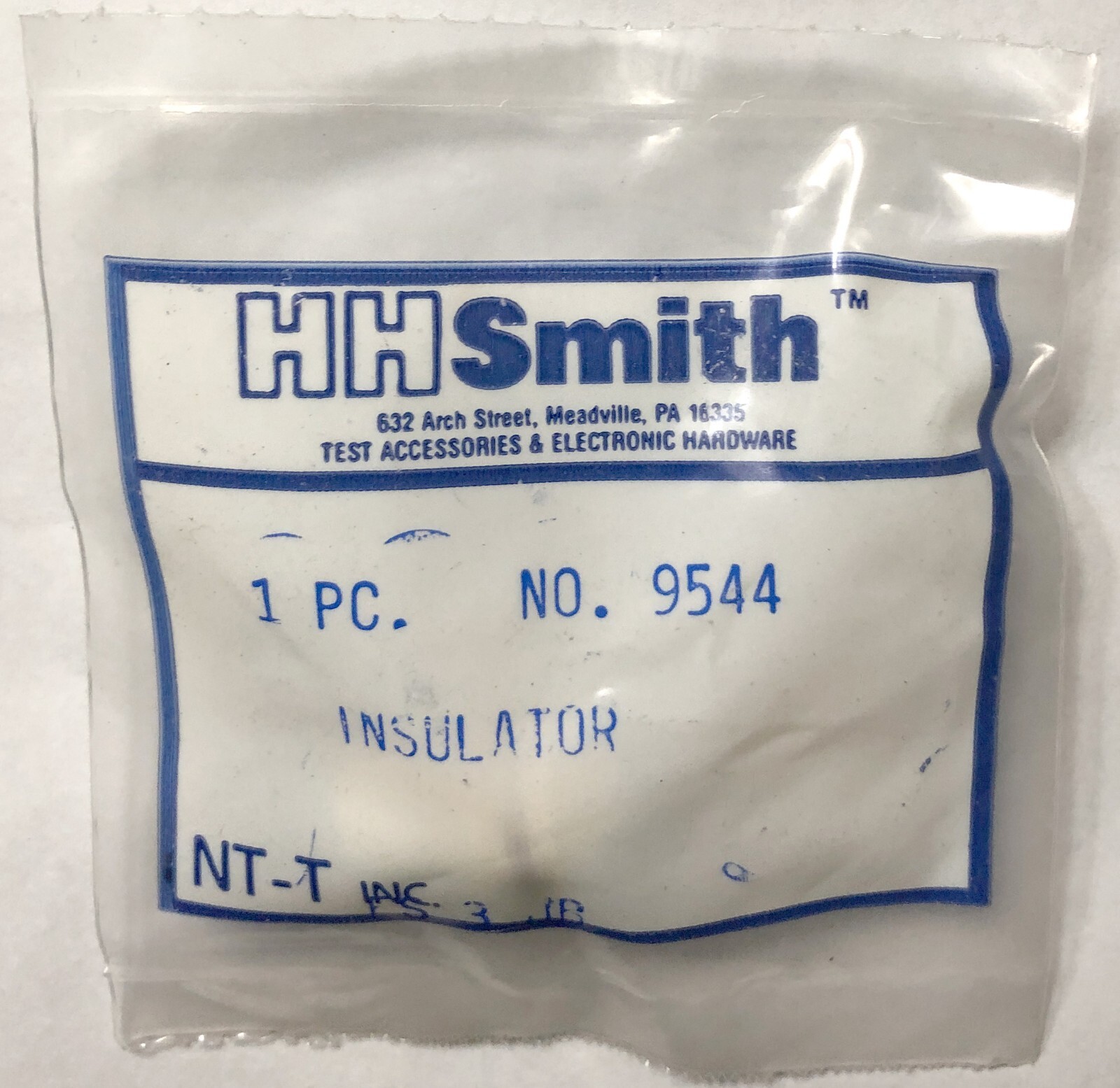 9544 Insulator High Voltage ASSY THRU Panel