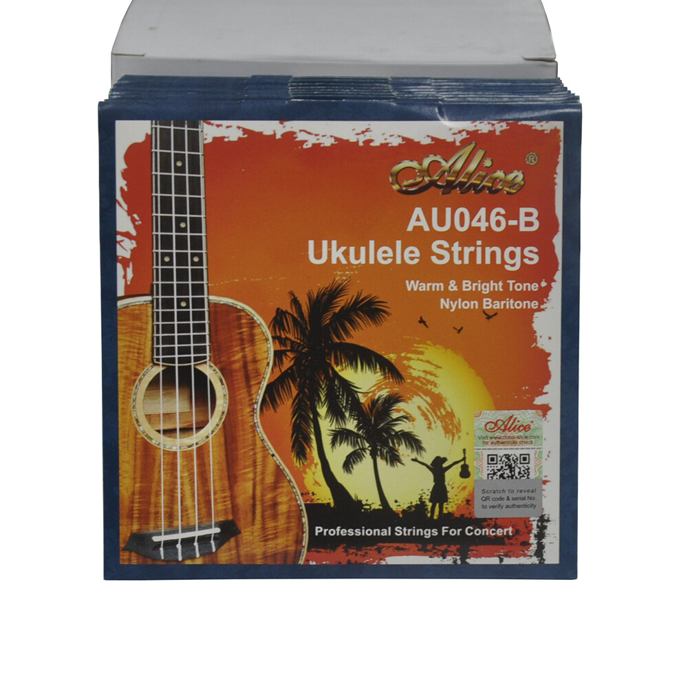 10Sets Alice Ukulele Strings Nylon Core Silver Plated Copper Winding EBGD AU046B