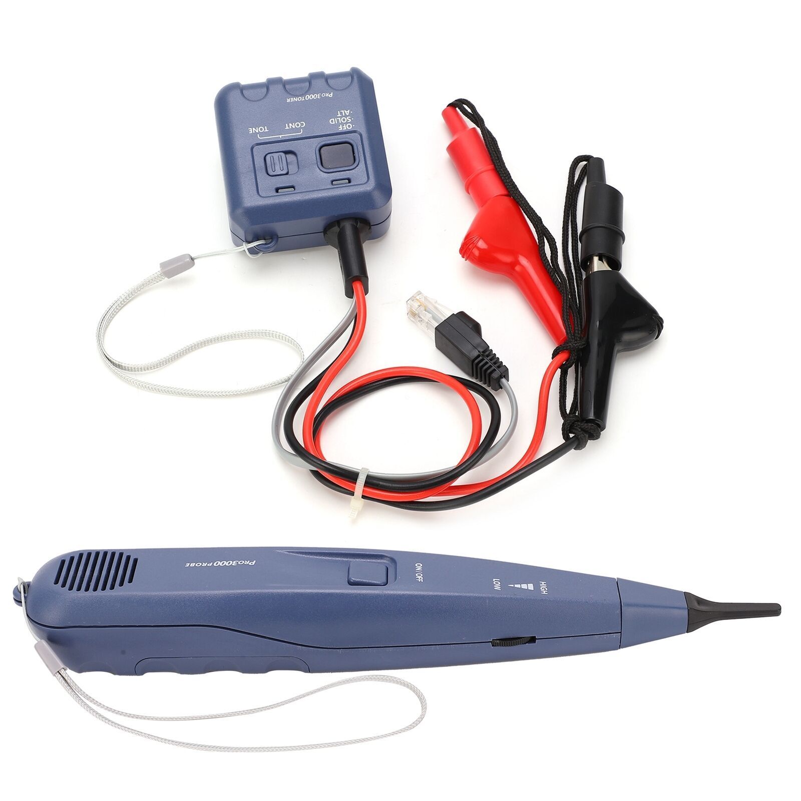 Network Cable Tester Handheld Telephone Line Finder Audio Generator Cable Detect