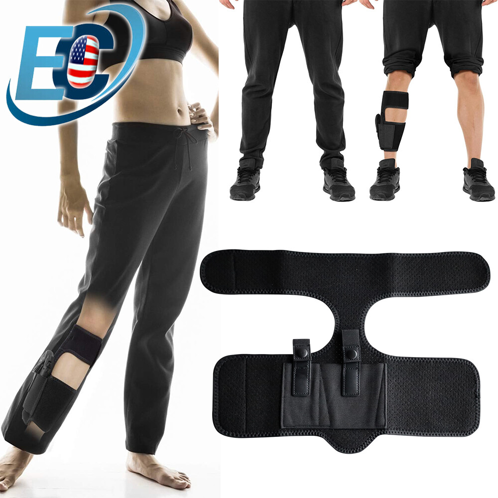 Ankle Leg Gun Holster Tactical Pistol Concealed Carry with Magazine Holder Pouch