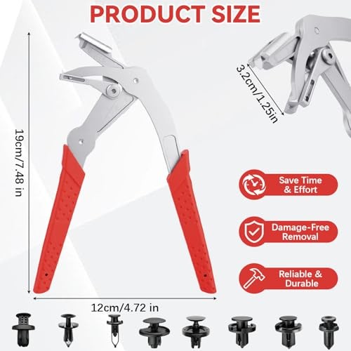 Professional Plastic Fastener for Car Clips & Panel Clip Removal Pliers