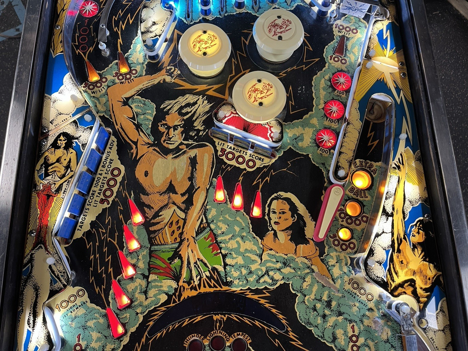 1978 FLASH PINBALL MACHINE PROFESSIONAL TECHS PLAYS GREAT