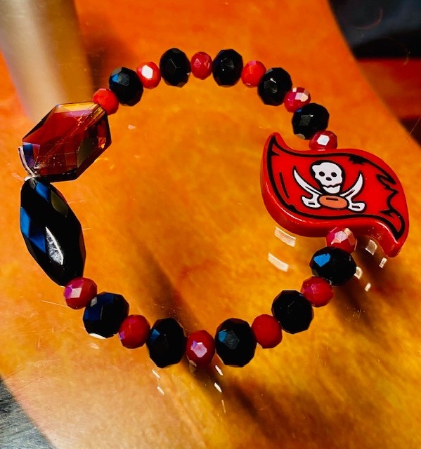Good Luck Tampa Bay Buc Playoff New Handmade Bracelet!!