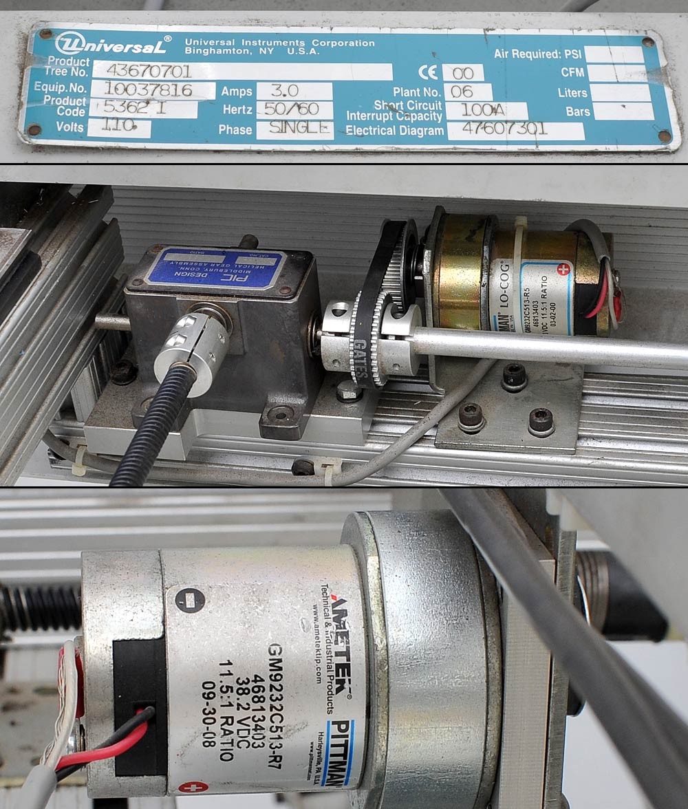 Universal Instruments UI 5362I 36" Open-Center Edge PCB Conveyor Station 5362