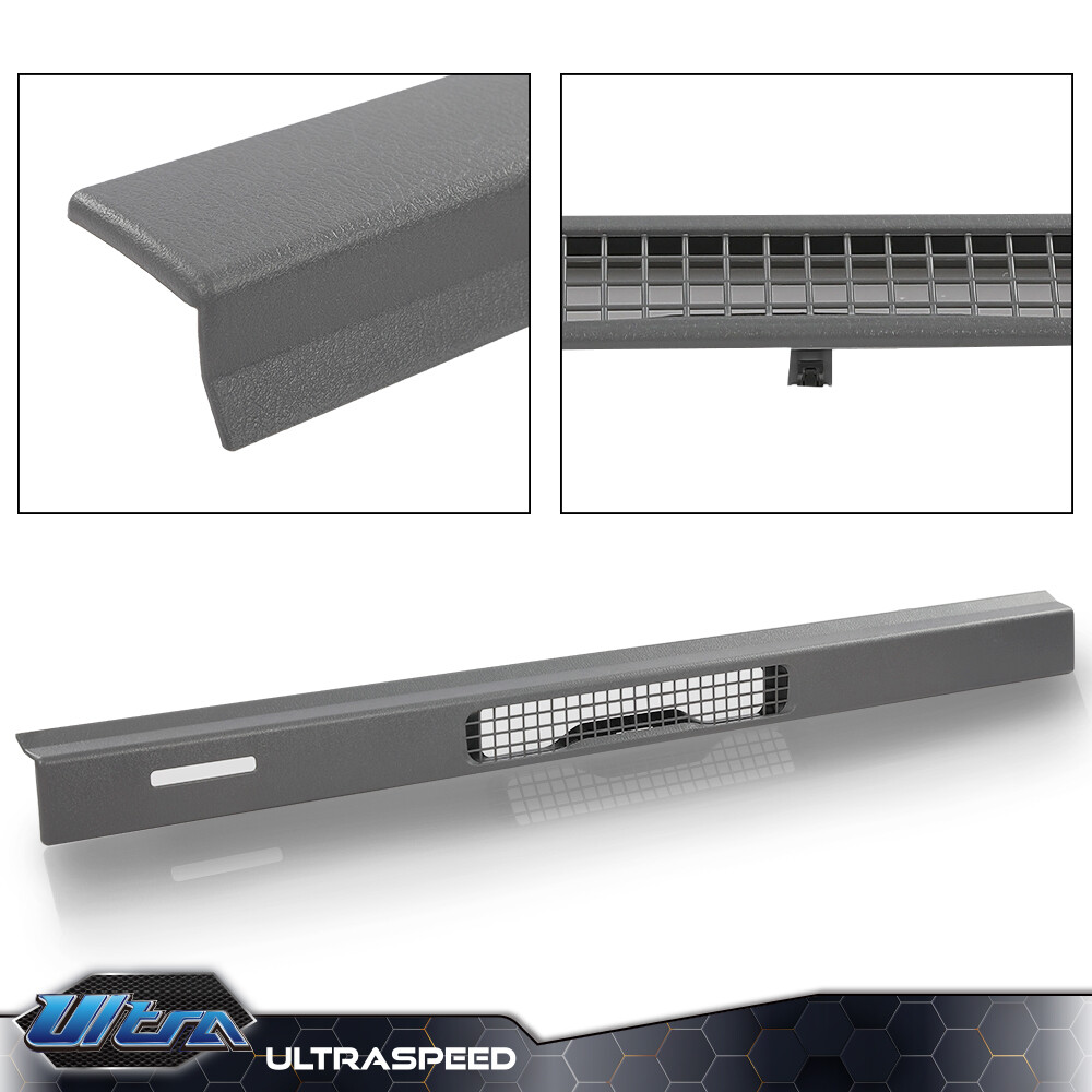 Fit For 1997-2006 Jeep Wrangler TJ Dash Top Cover Defrost Vent Bezel Trim Gray