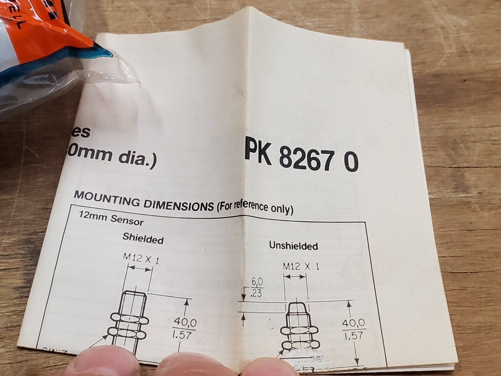 Honeywell Micro Switch 923AA2W-A7T Proximity Sensor, New in box