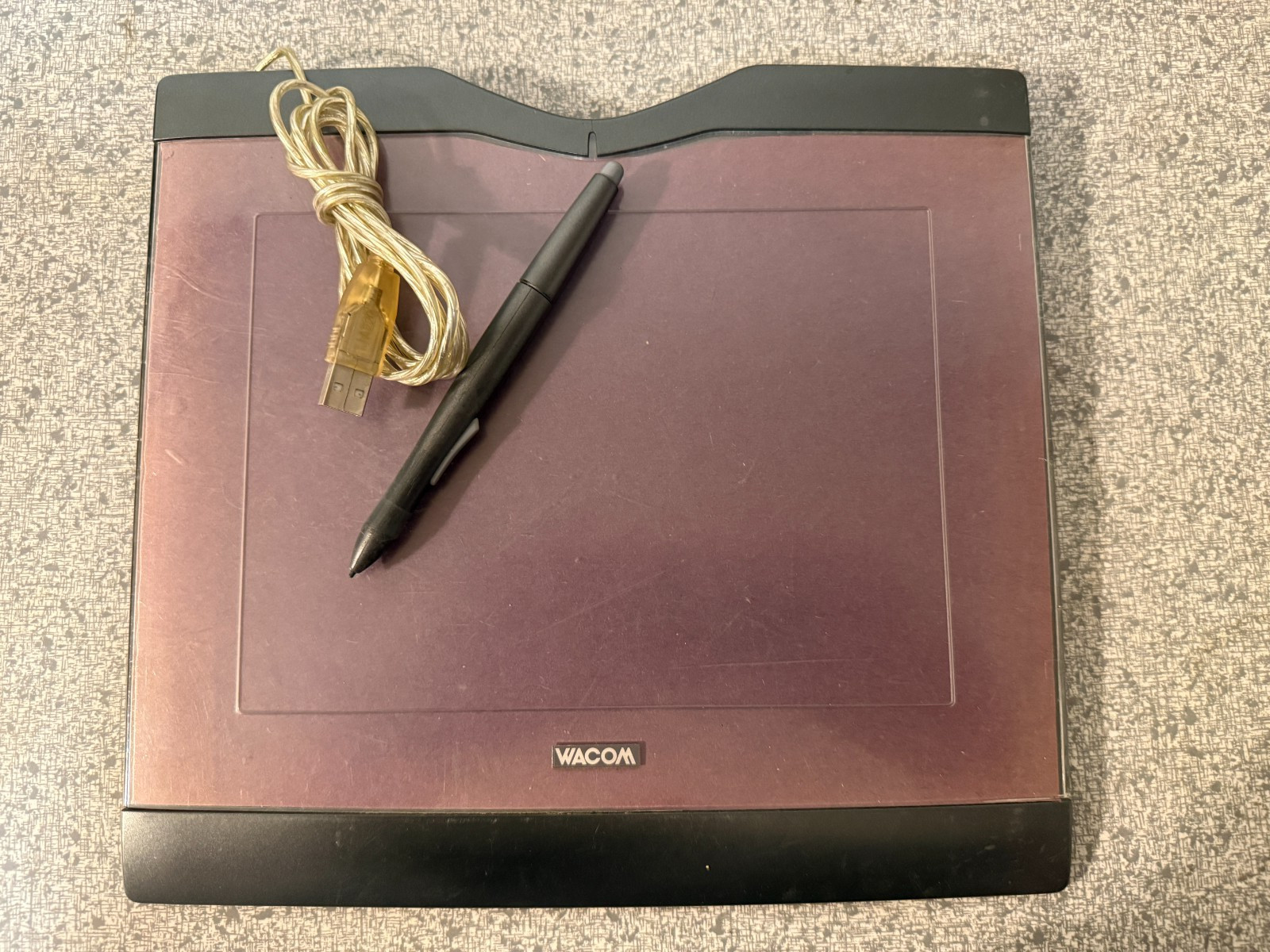 Wacom Graphire USB Graphics Tablet CTE-630/G with Stylus Serious Vintage Tech!
