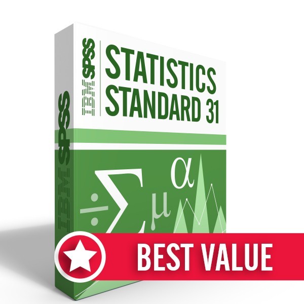 SPSS Statistics Grad Pack 31.0 Standard Windows or Mac 6 month License
