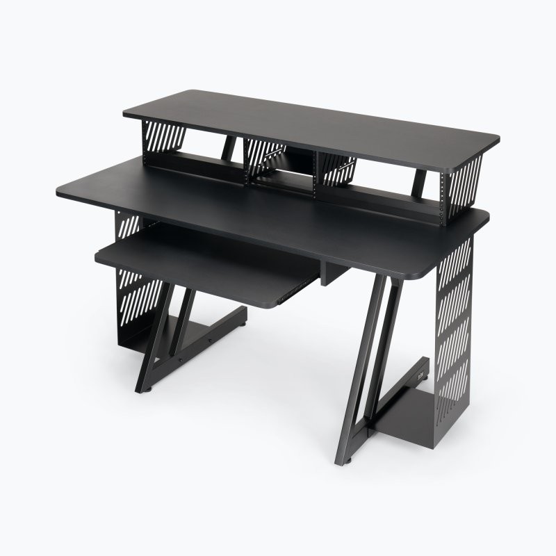 On-Stage WS7700B Large Workstation Desk - Black