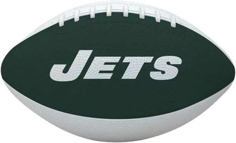 AS IS BOX New York Jets NFL YOUTH kids SIZE Football RUBBER team tailgate Party
