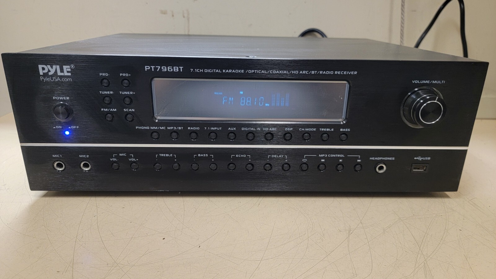 Pyle PT796BT 7.1-Channel Digital Karaoke Bluetooth Radio Receiver