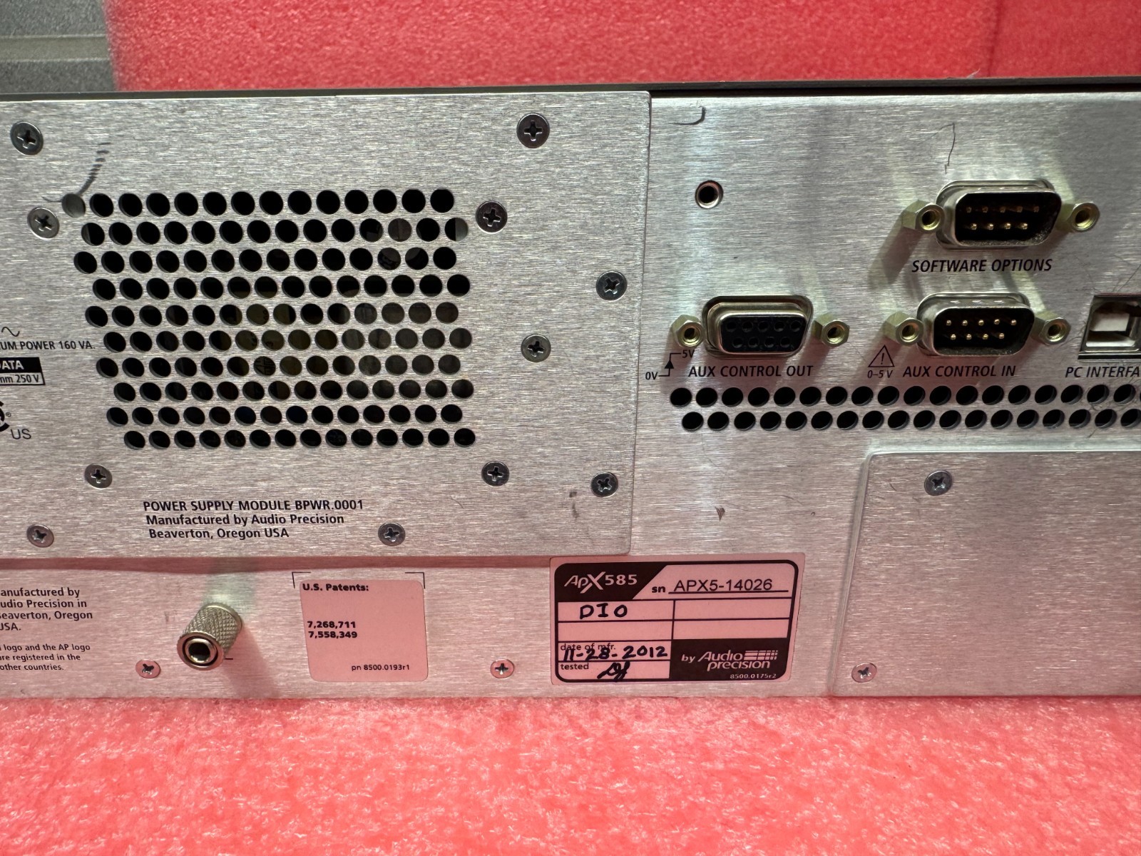 Audio Precision APx 585 Audio Analyzer