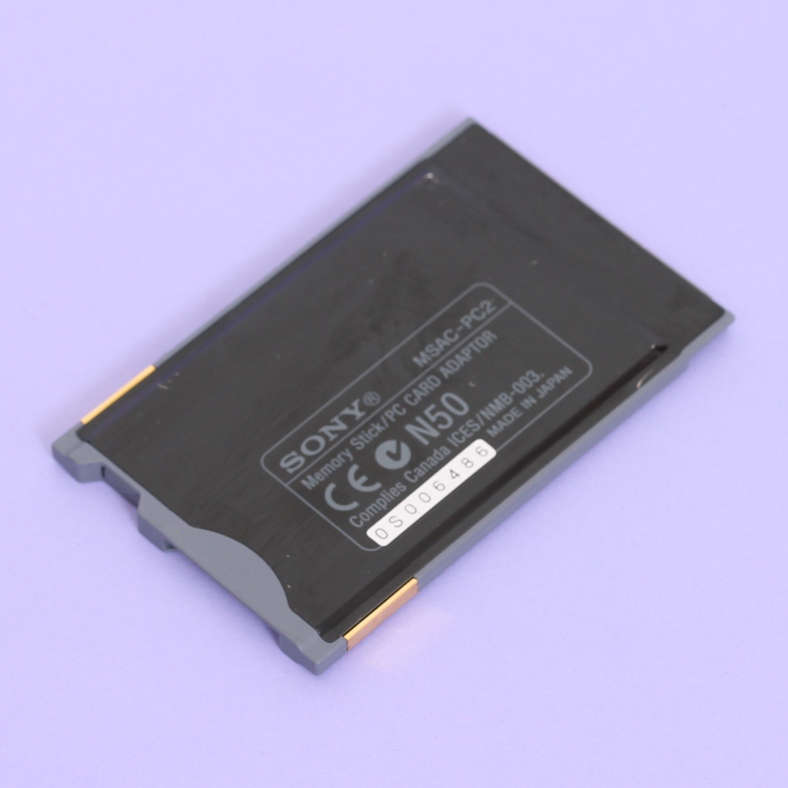 Genuine Sony PCMCIA PC Card to Memory Stick MS Adapter Reader Writer [MSAC-PC2]